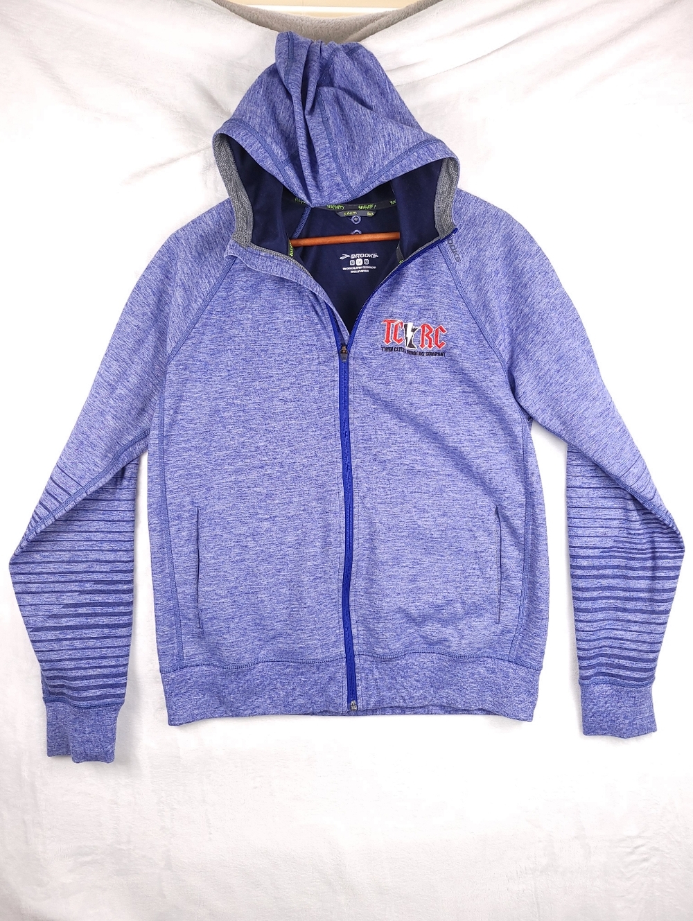 Brooks Full Zip Hooded Sweatshirt Twin Cities Running Co M